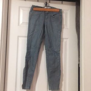 Pin stripe Joe's jeans